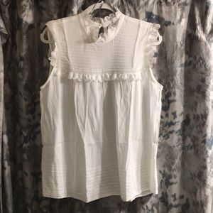 Melila Lace Detail Textured Blouse